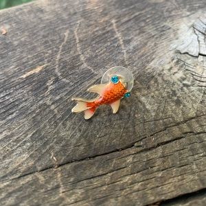 Cute Betsey Johnson Fish Earring